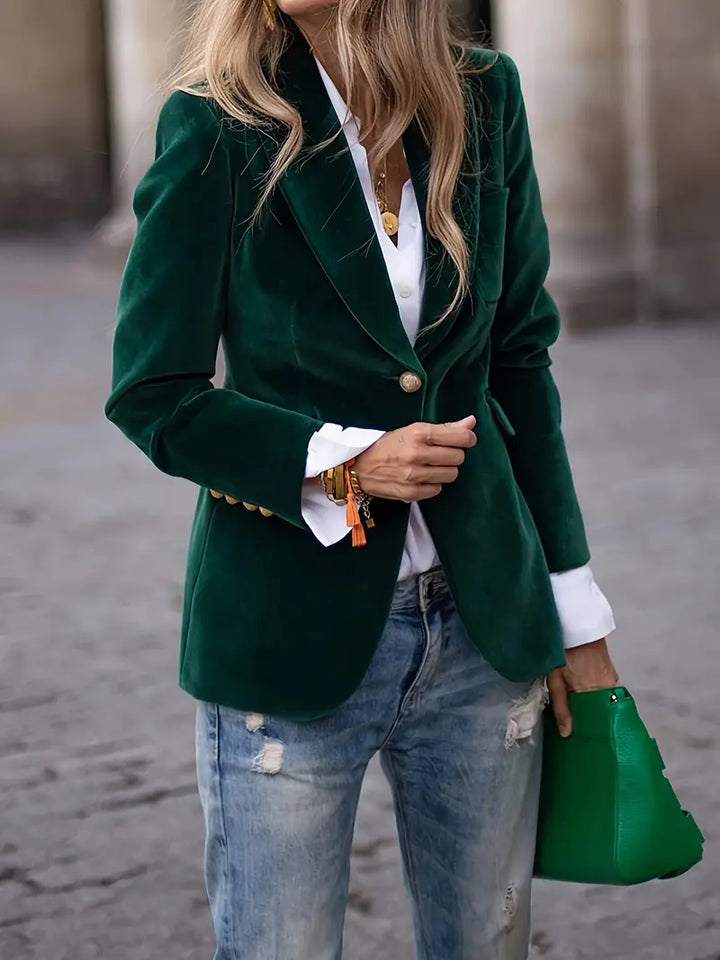 Carole | Luxurious Velvet Blazer