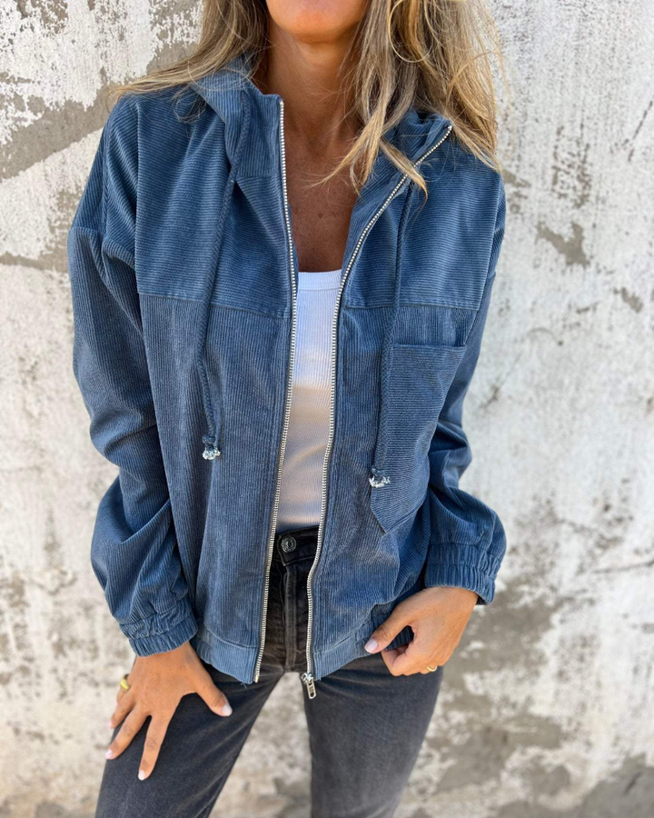 Cynthia | Hooded Zip-Up Jacket