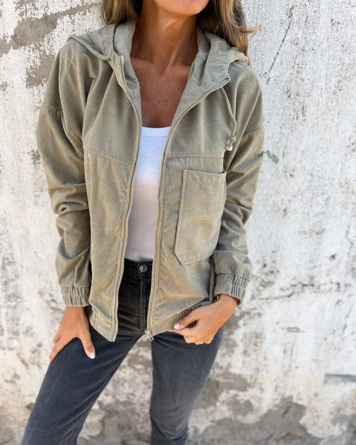 Cynthia | Hooded Zip-Up Jacket