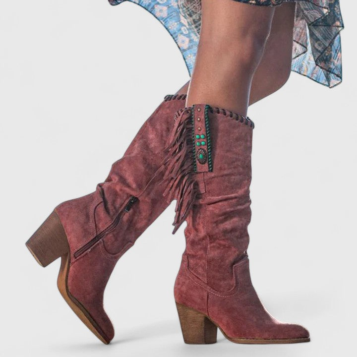 Indie | Orthopedic Block Heeled Boots