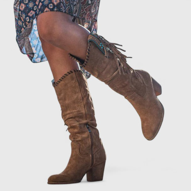 Indie | Orthopedic Block Heeled Boots