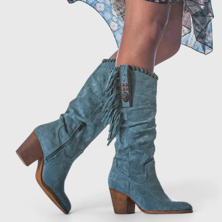 Indie | Orthopedic Block Heeled Boots