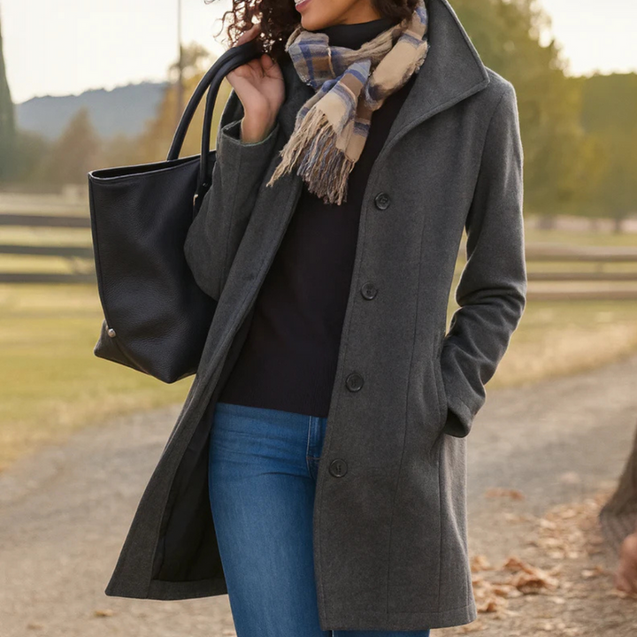 Aubrey | Timeless Button-Up Coat