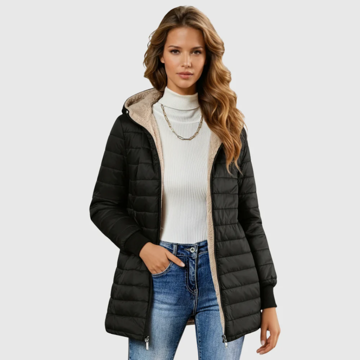 Geraldine | Cozy Sherpa-Lined Winter Jacket