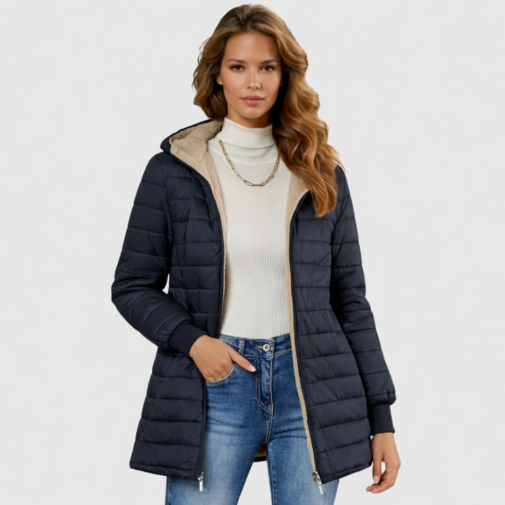 Geraldine | Cozy Sherpa-Lined Winter Jacket