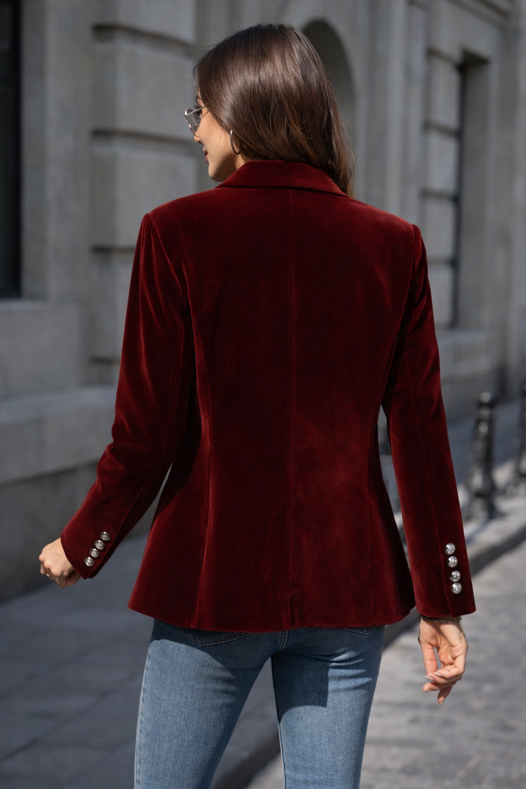 Carole | Luxurious Velvet Blazer