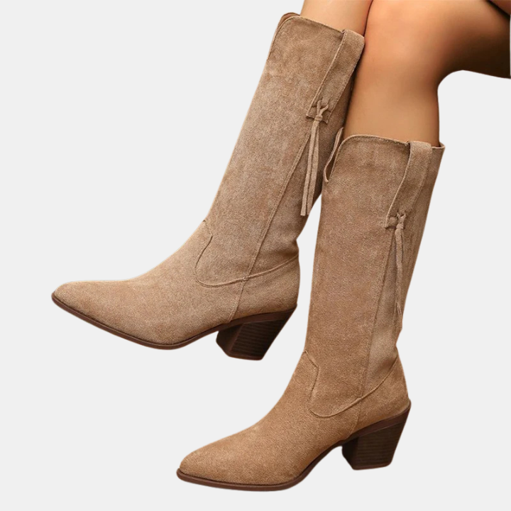 Remi | Retro Faux Mid Calf Boots