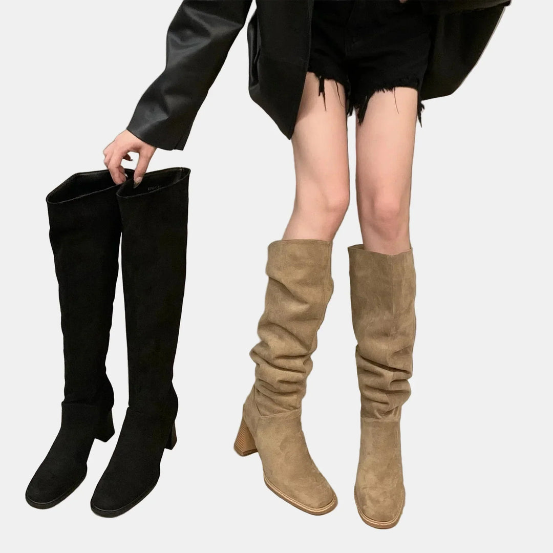 Evie | Pointed-Toe Block Heels