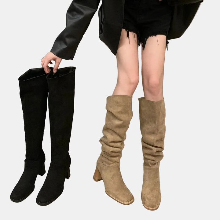Evie | Pointed-Toe Block Heels