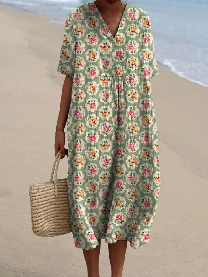 Linda | Comfortable Loose Fit Summer Maxi Dress
