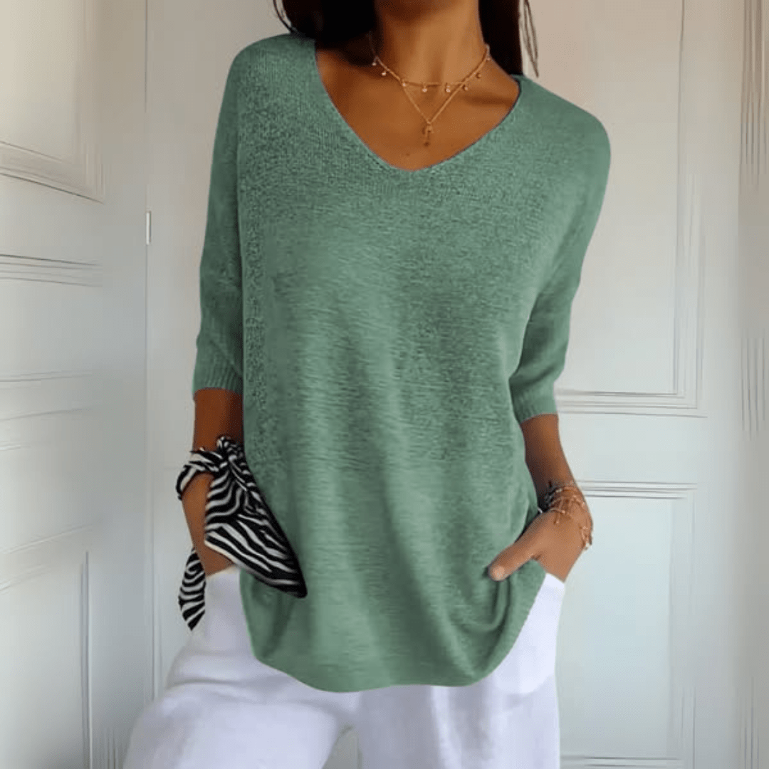 Toni | V-Neck Top