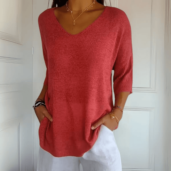 Toni | V-Neck Top