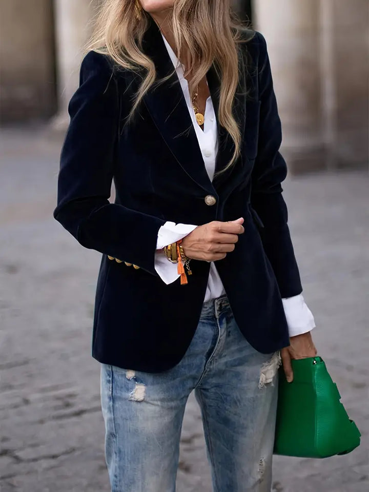 Carole | Luxurious Velvet Blazer
